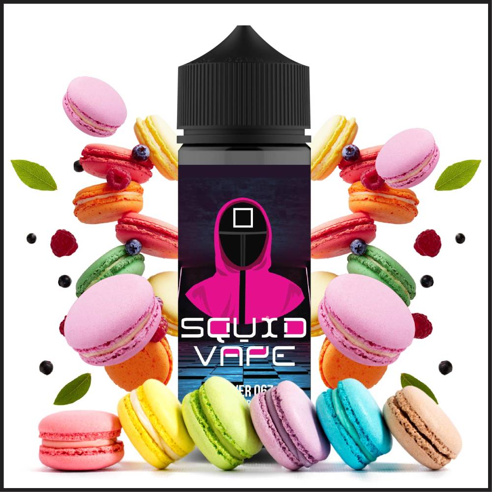 SQUID VAPE SHOT 120ML - Macaron (067)